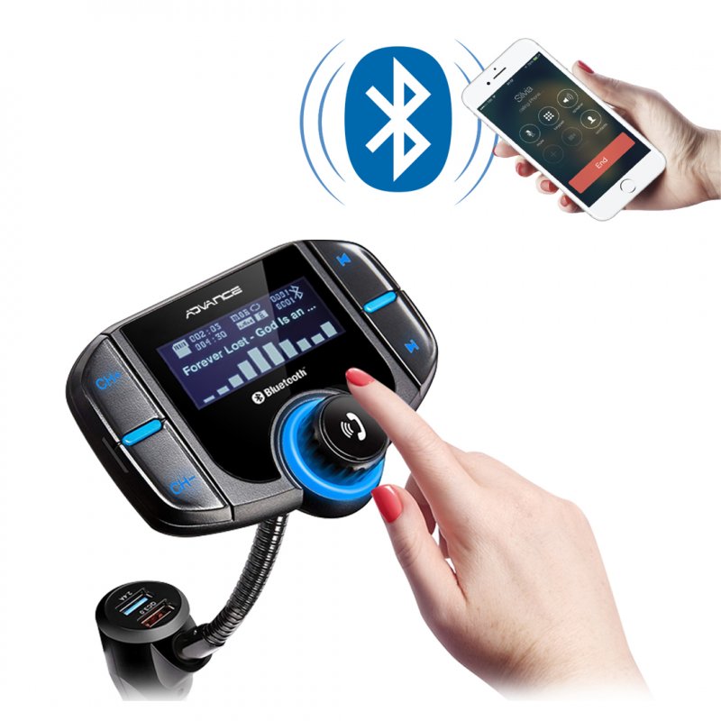 Transmetteur FM Bluetooth ADVANCE SMART DRIVE PRO - REF FT-992BT