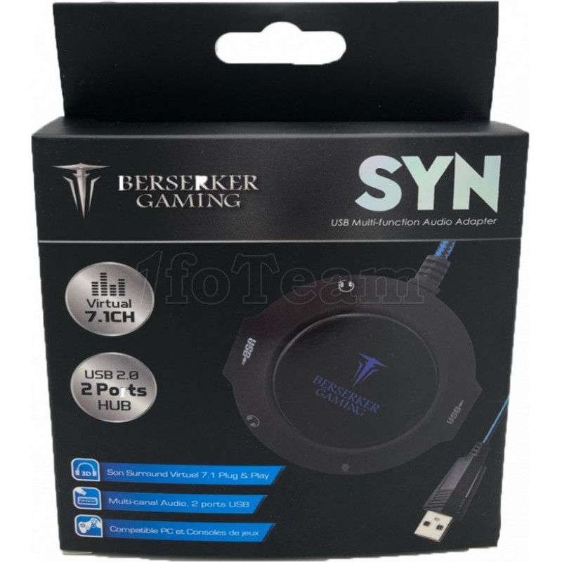 Carte Son Externe Berserker Gaming Compatible Syn Usb