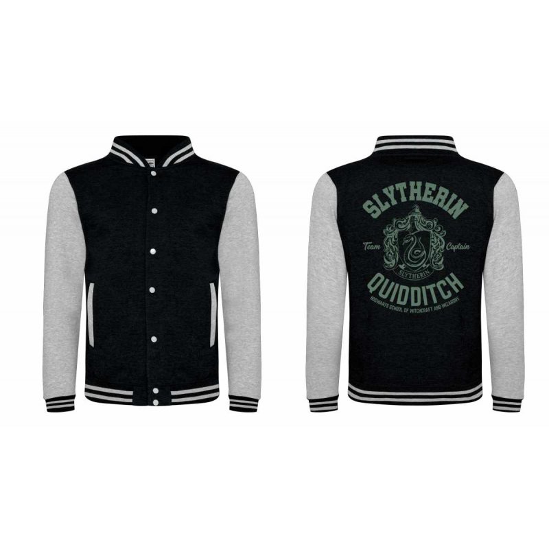 Harry Potter Slytherin Quidditch Varsity Jacket